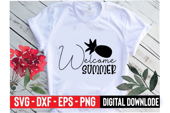 Welcome summer t shirt design for sale