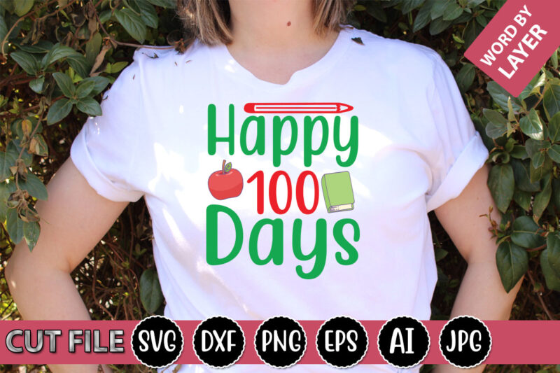 100 Days of School SVG Bundle Vol.2