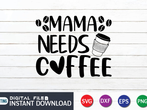 Mama Needs Coffee Svg Quote