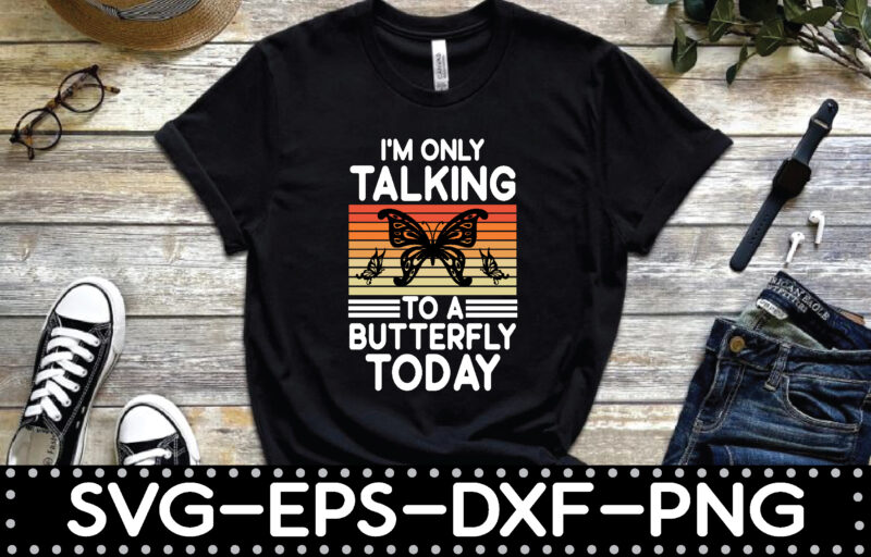 Butterflies t-shirt design bundle