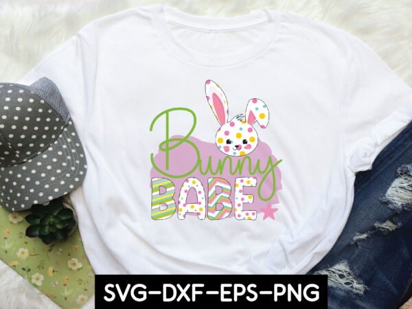 Bunny babe sublimation t shirt template