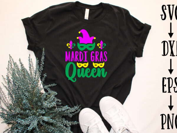 Mardi gras queen t shirt designs for sale