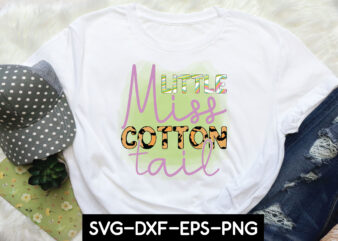 little miss cotton tail sublimation