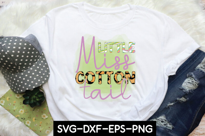 little miss cotton tail sublimation