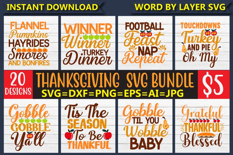 Turkey And Touchdowns Vintage SVG, Football Thanksgiving