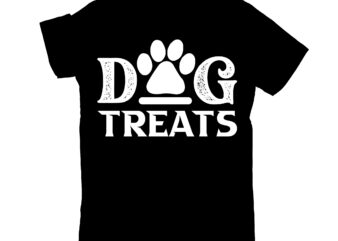 dog treats t shirt vector illustration