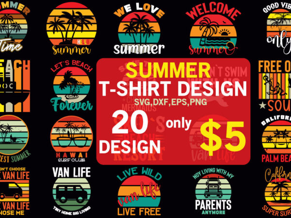 Summer t-shirt bundle