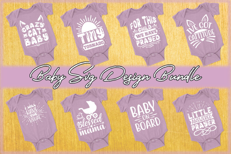 Baby Svg Design Bundle