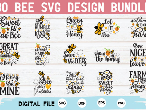 Bee svg bundle t shirt design for sale!