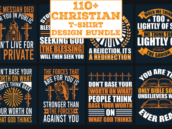 Christian t-shirt design bundle