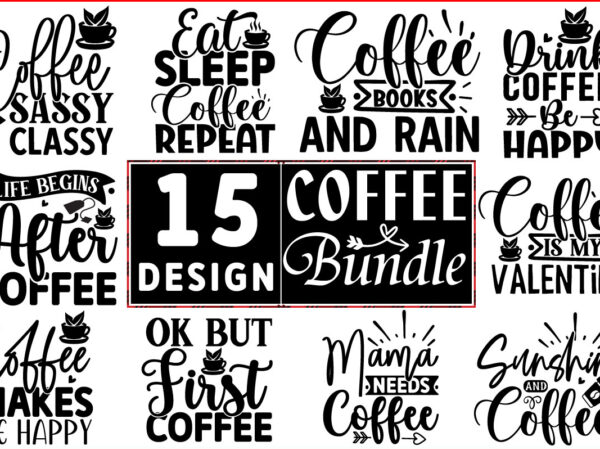 Coffee svg design bundle