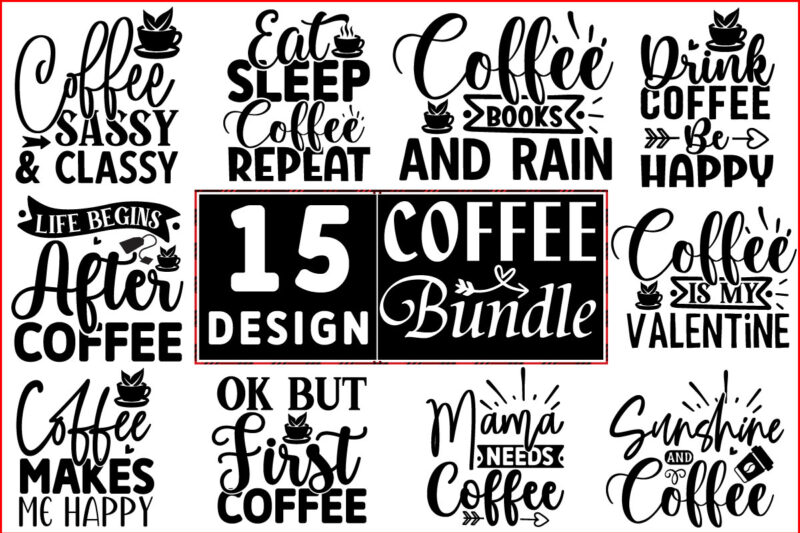 Coffee SVG Design Bundle