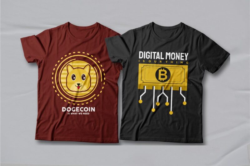 Cryptocurrency T-shirt Designs