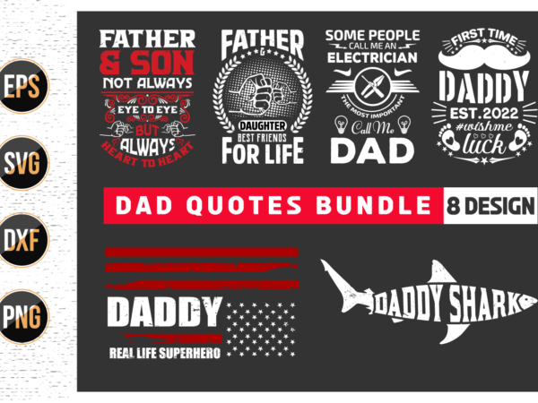 Fathers Day Svg Bundle, Dad Svg, Papa svg bundle design. - Buy t-shirt ...