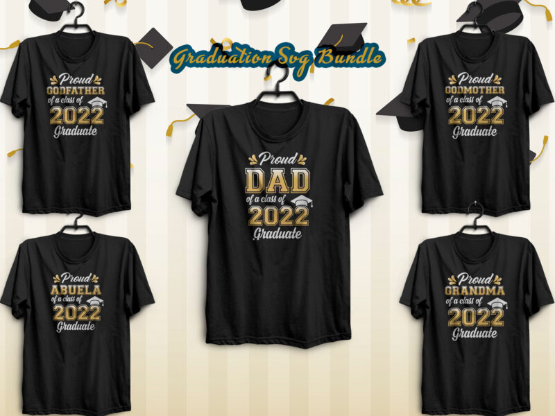 Graduation Sublimation Svg T shirt Design Bundle