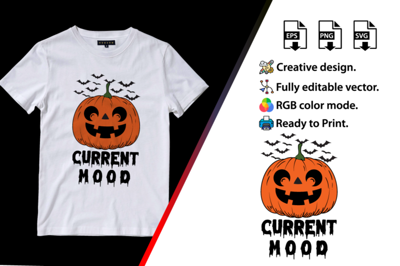 Halloween Sublimation Bundle, Halloween T-shirt design Bundle