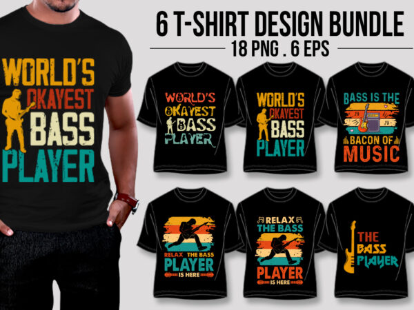 Music lover t-shirt design bundle