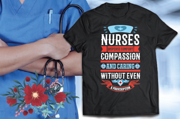 Nurse T-Shirt Design Bundle