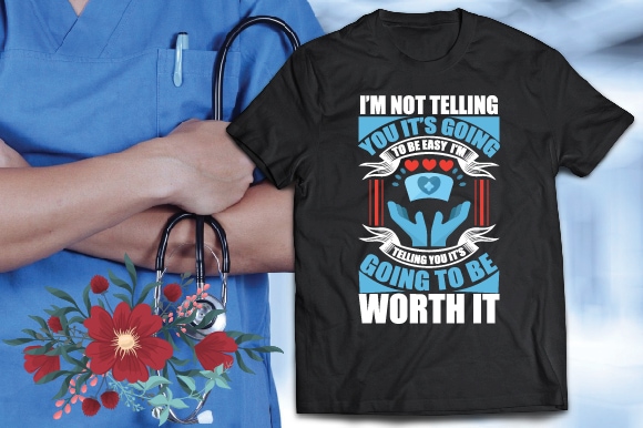 Nurse T-Shirt Design Bundle