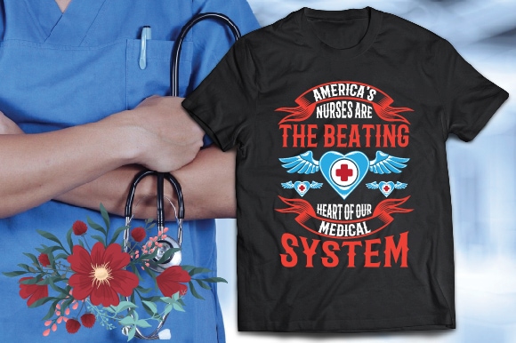 Nurse T-Shirt Design Bundle