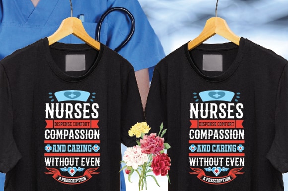 Nurse T-Shirt Design Bundle