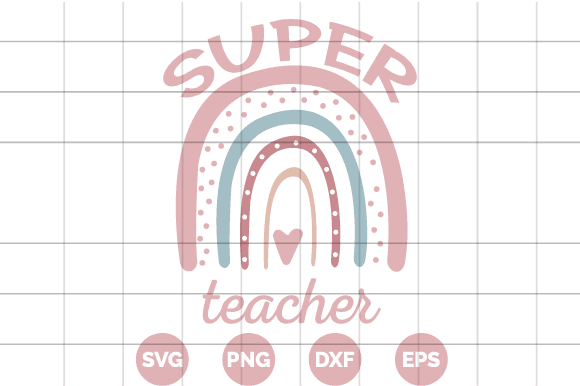 Super teacher t shirt design