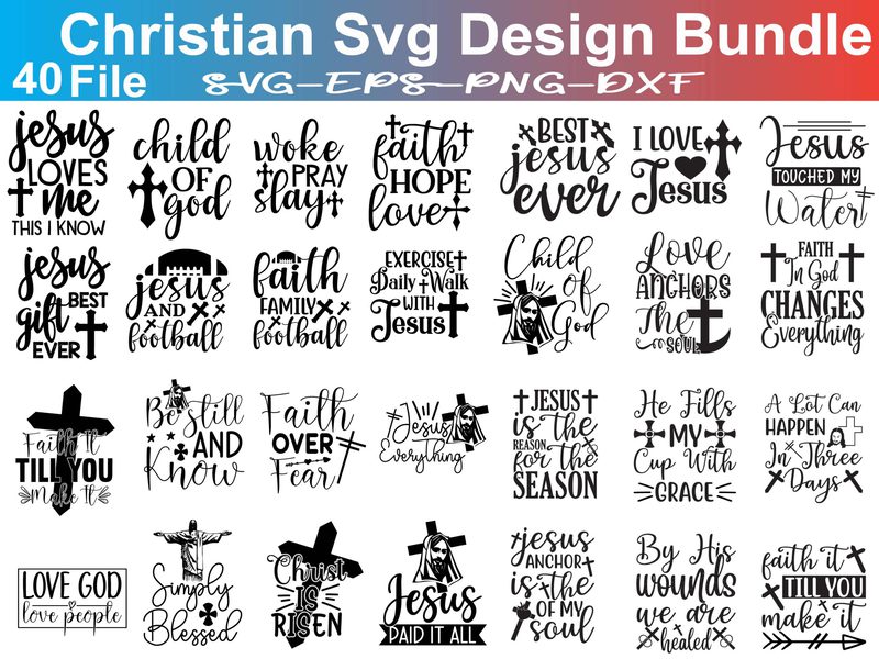 Christian Bundle SVG, Scripture Bundle, Waymaker SVG, Bible Verse ...