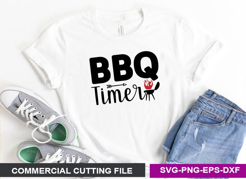 BBQ Timer Barbecue Funny Grill Grilling Svg Png Design Digital