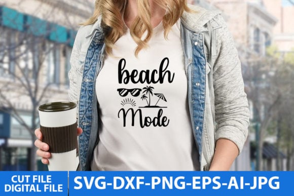 Beach mode svg design