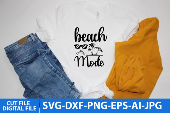 Beach Mode Svg Design