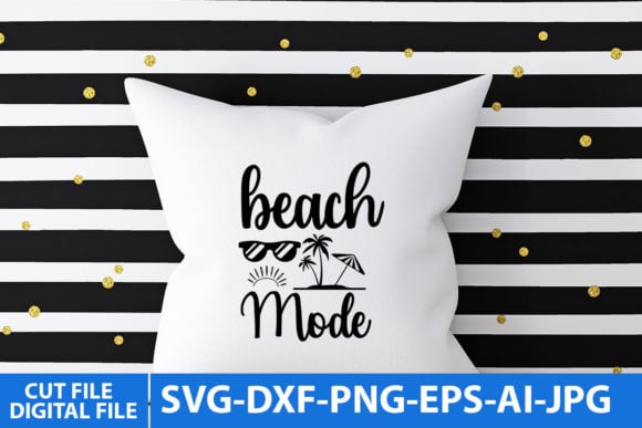 Beach Mode Svg Design