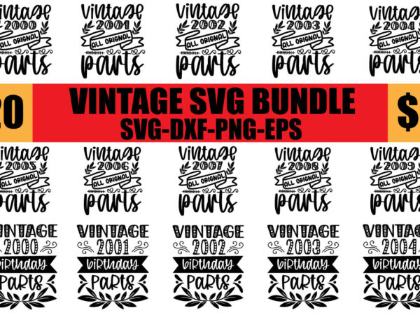 Vintage svg bundle t shirt vector art