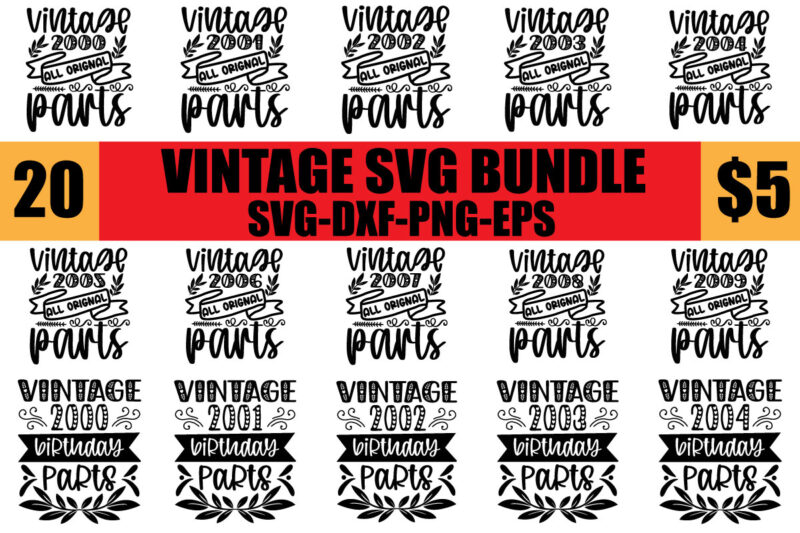 vintage svg bundle