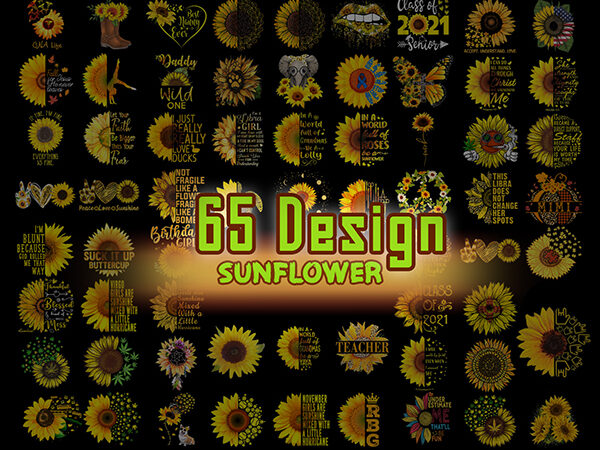 Bundle 65 sunflower png , cheetah leopard sunflower png , sunflower cannabis , peace love sunflower t shirt template