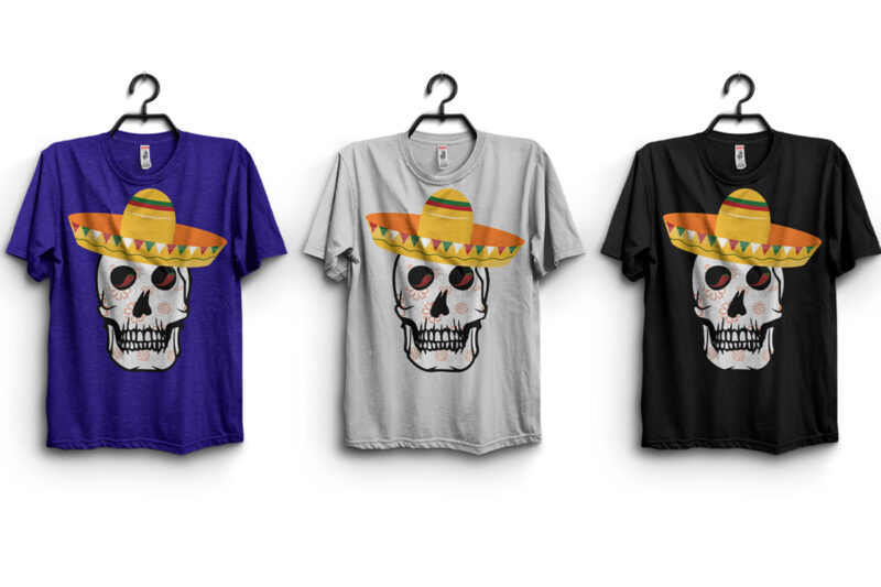 Cinco De Mayo Typography T-Shirt Design