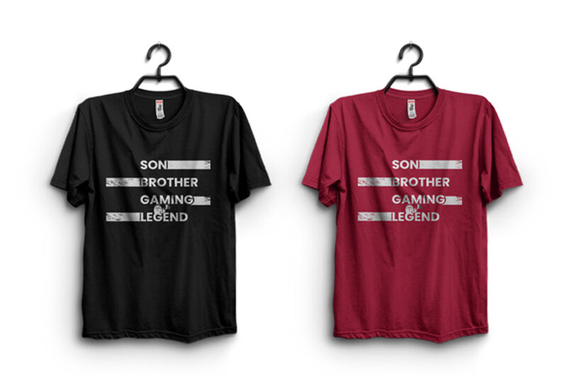 Son Brother Gaming Legend T-shirt Design