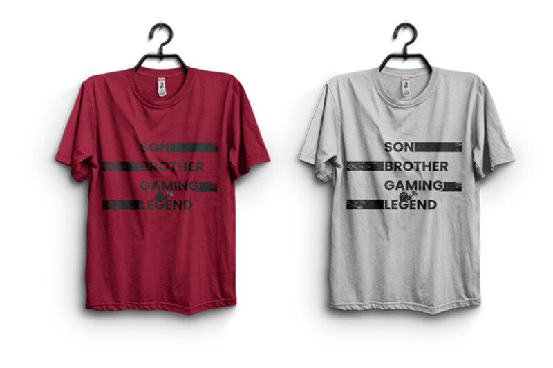 Son Brother Gaming Legend T-shirt Design