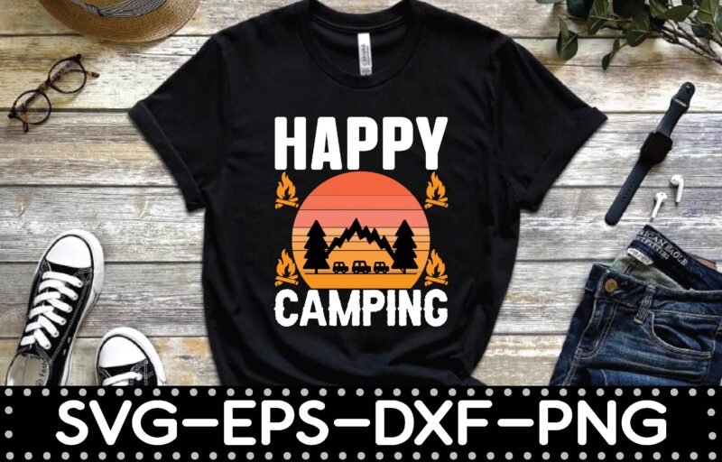 happy camping - Buy t-shirt designs