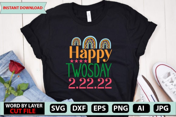 Happy Twosday 2.22.22 SVG Cut File