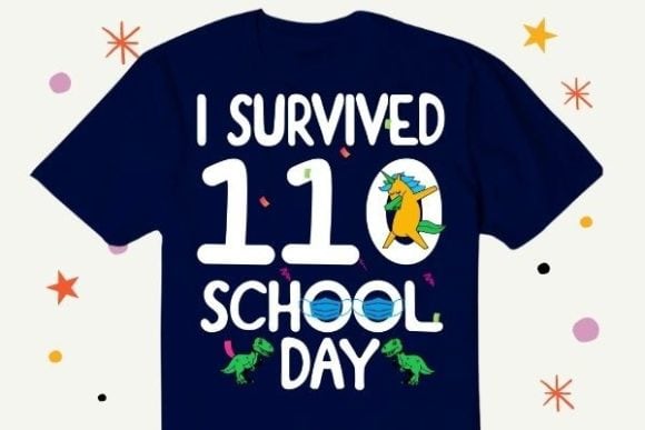 I Survived 100 Masked School Days Svg