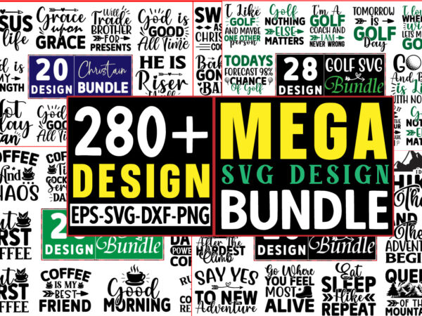 280 svg mega design bundle