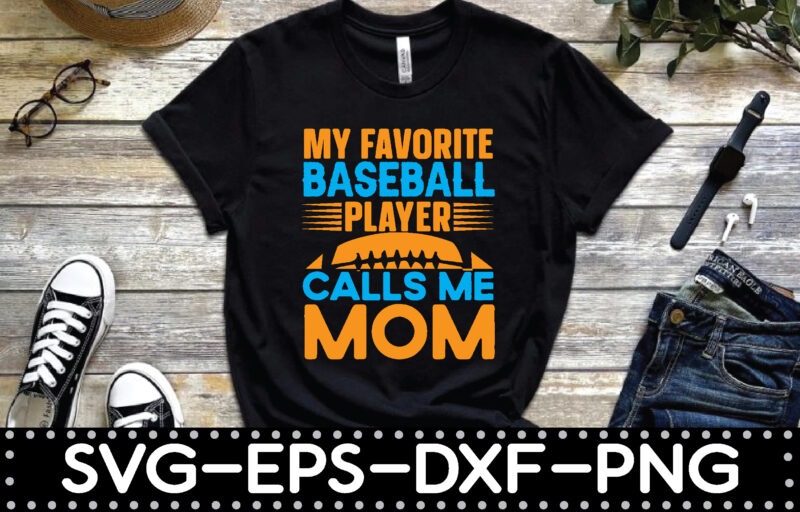 My Favorite Baseball Player Calls Me Dad Family Matching Shirt
