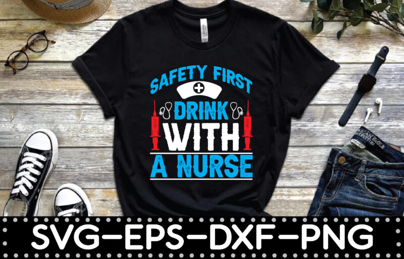 Nurse t-shirt design bundle