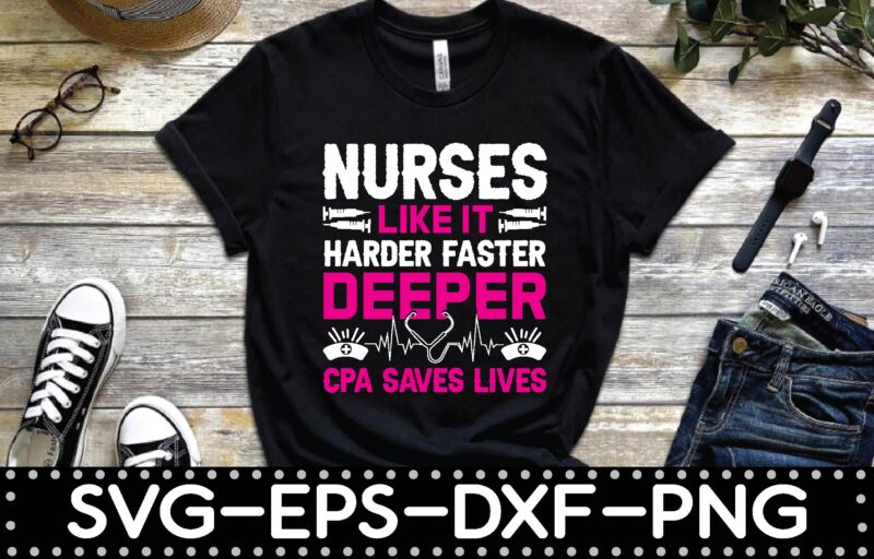 Nurse t-shirt design bundle