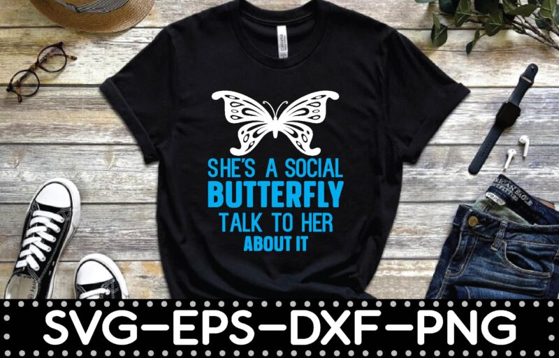 Butterflies t-shirt design bundle