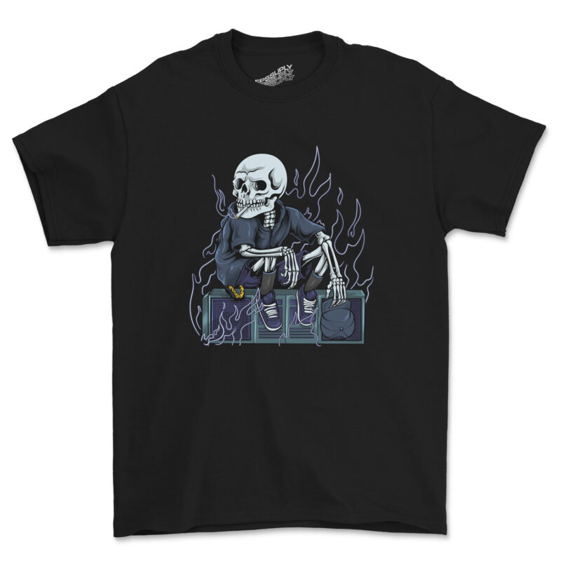 Last dance Skull, streetwear design