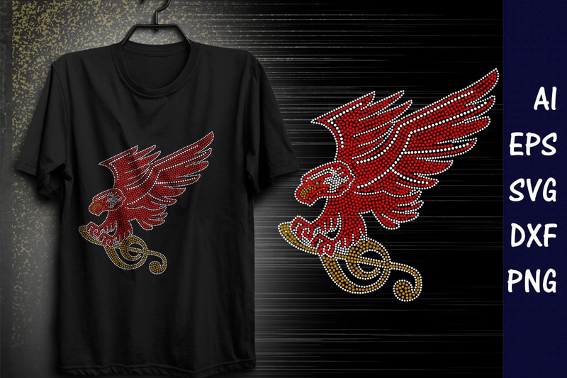 Angel Eagle - T-shirt Design #89297 - TemplateMonster