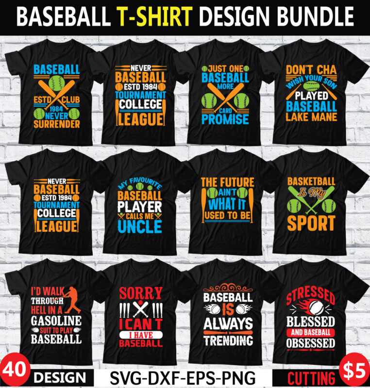 Baseball design bundle - Buy designs