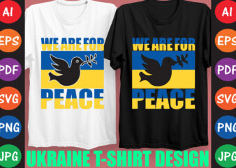 Pray For Ukraine T-shirt And SVG Design