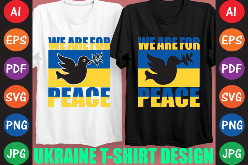 Pray For Ukraine T-shirt And SVG Design